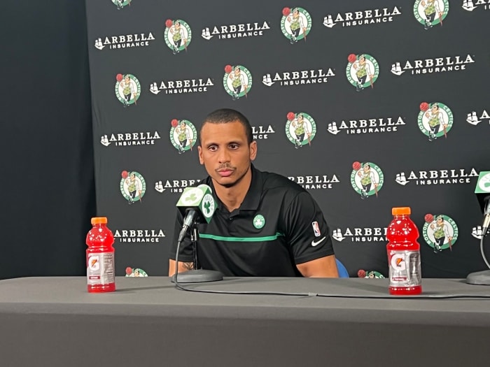 Joe Mazzulla, Media Day